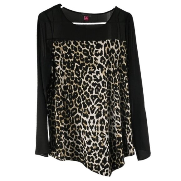 Vince Camuto Top Bell Sleeves Asymmetric Front Size Small Oversized Mobwife - Picture 1 of 12